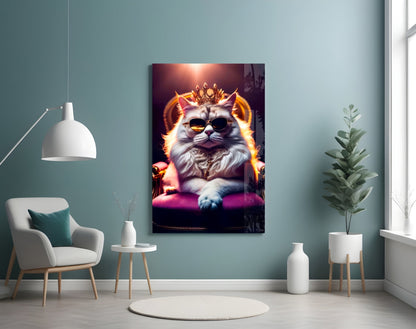 The Queen Glass Wall Art