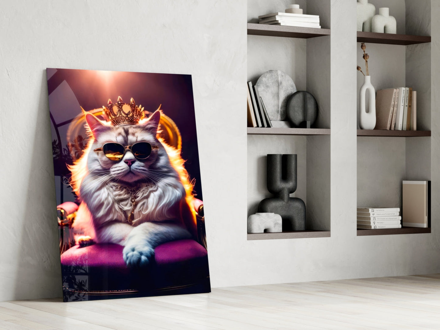 The Queen Glass Wall Art