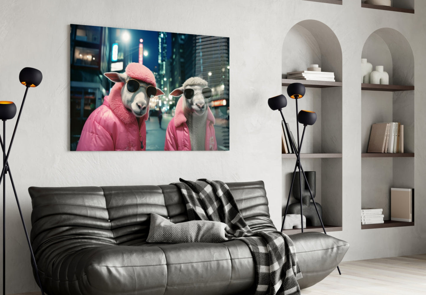 City Music Glass Wall Art