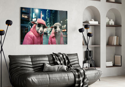 City Music Glass Wall Art