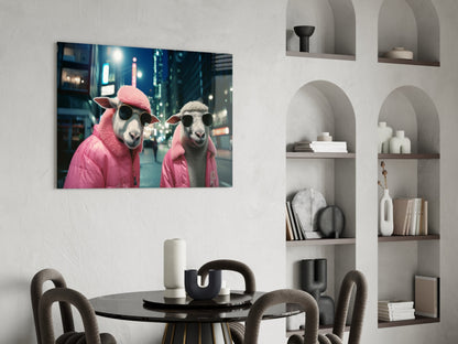 City Music Glass Wall Art