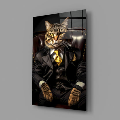 The Boss Glass Wall Art