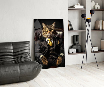 The Boss Glass Wall Art