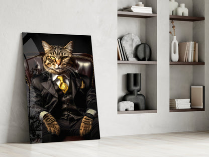 The Boss Glass Wall Art