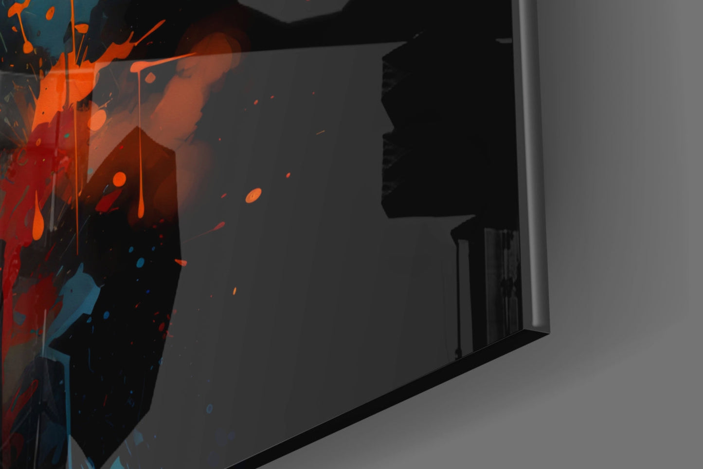 Bull Glass Wall Art