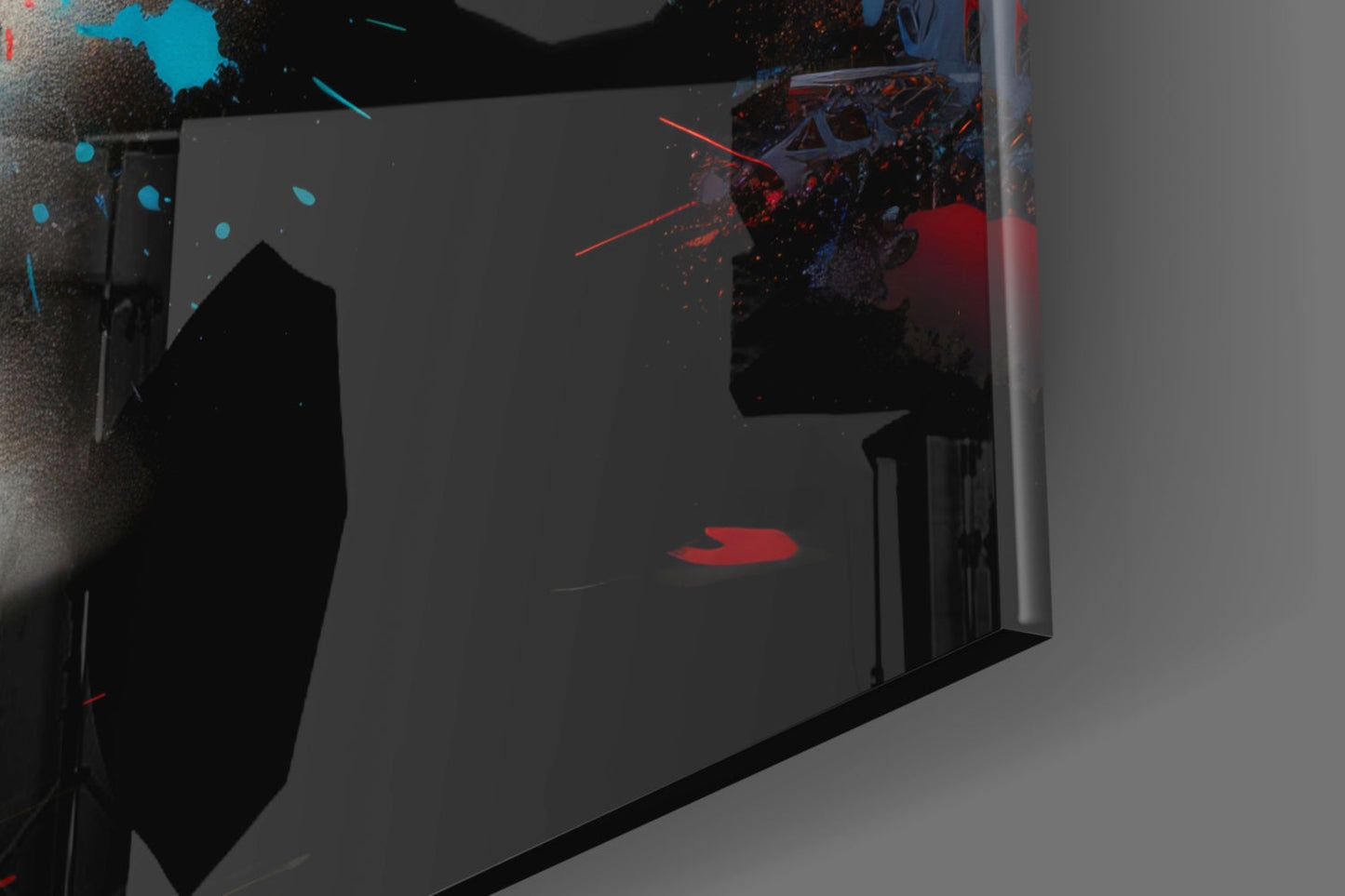 Bull Glass Wall Art