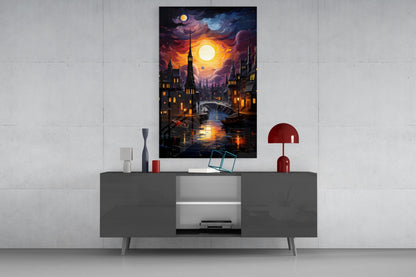 Moonlight Glass Wall Art