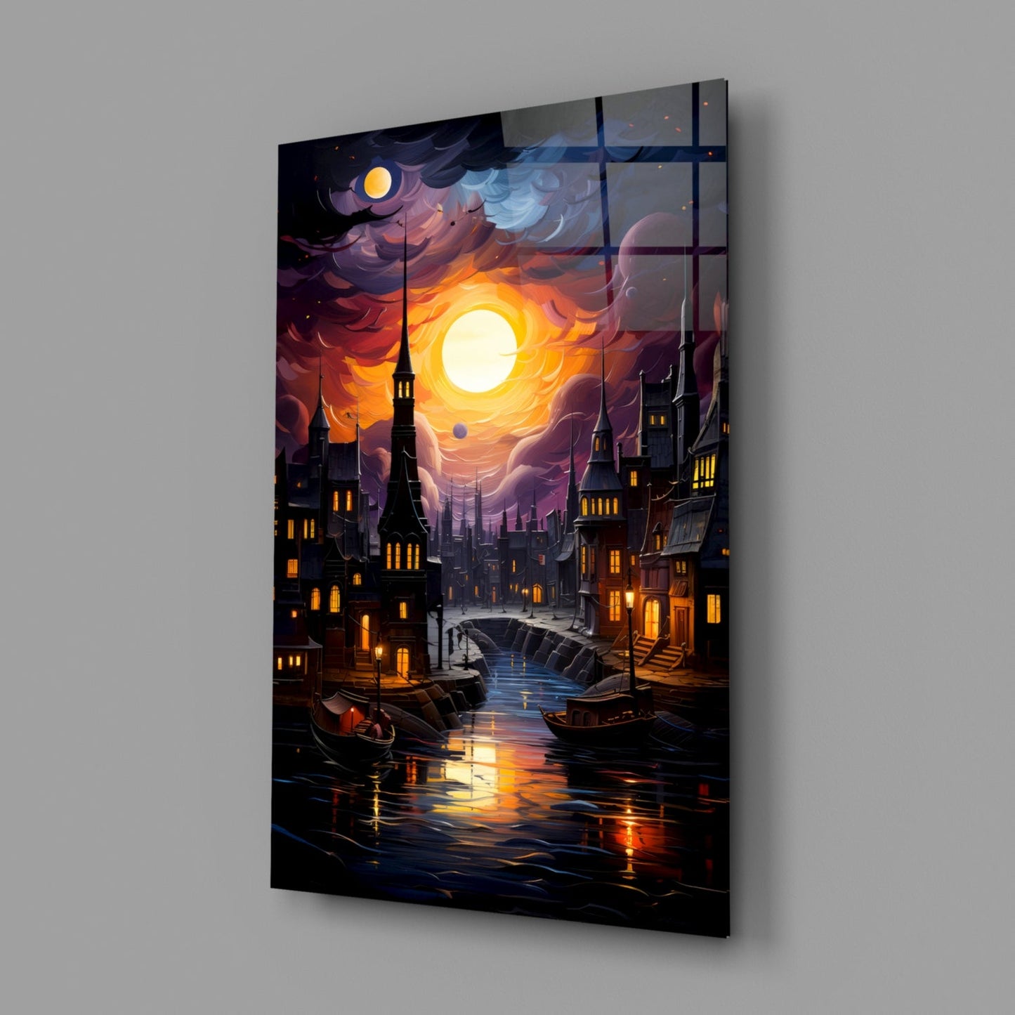 Moonlight Glass Wall Art