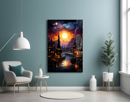 Moonlight Glass Wall Art