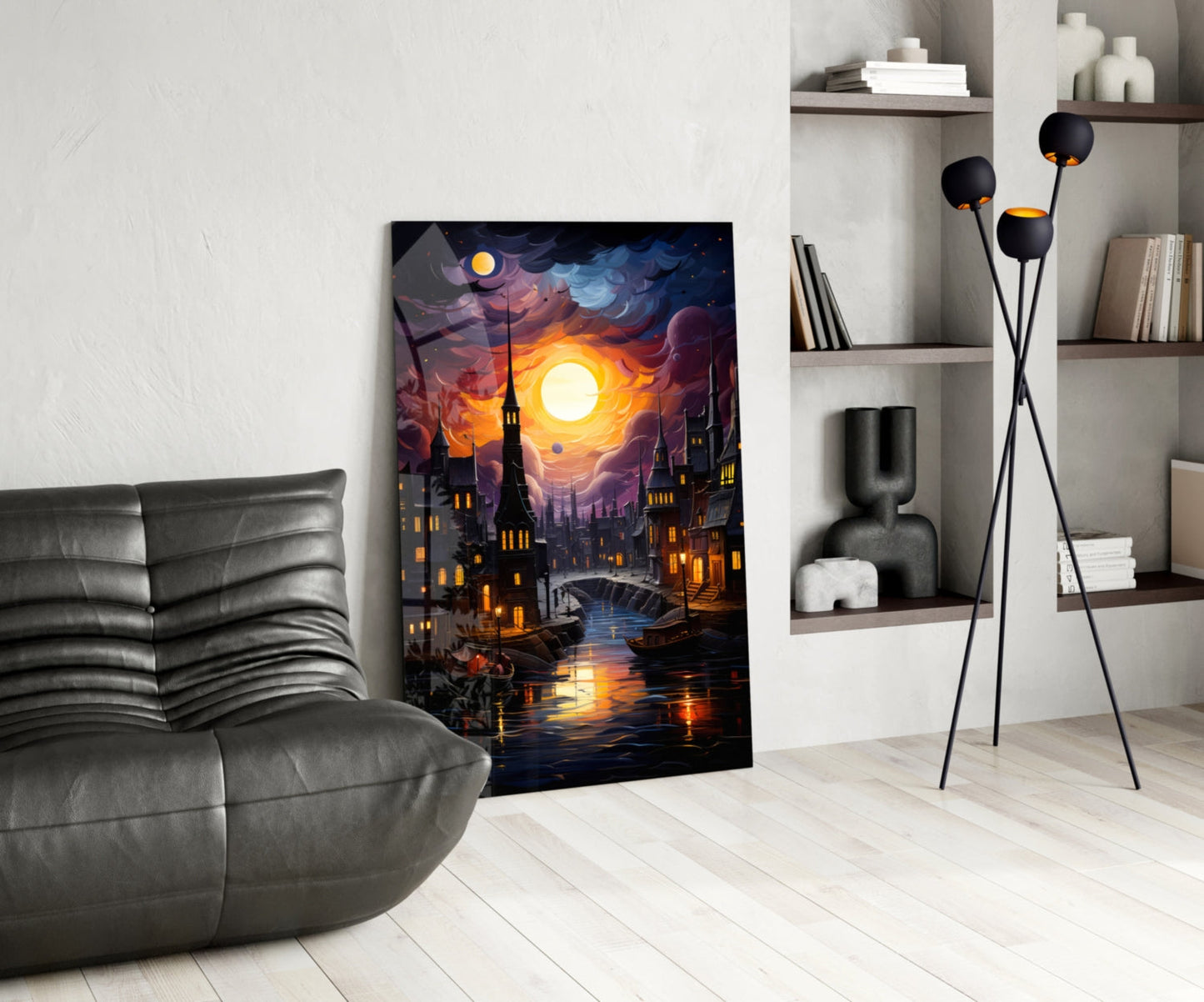 Moonlight Glass Wall Art