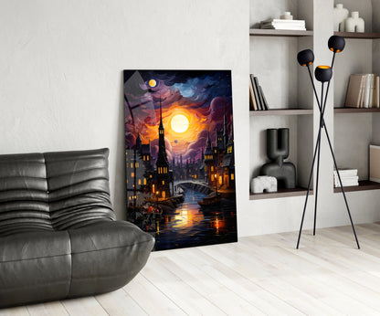 Moonlight Glass Wall Art