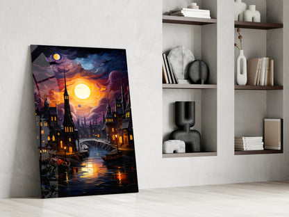 Moonlight Glass Wall Art