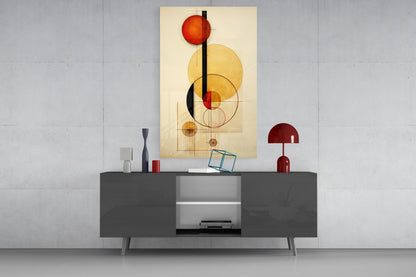 Circles Glass Wall Art