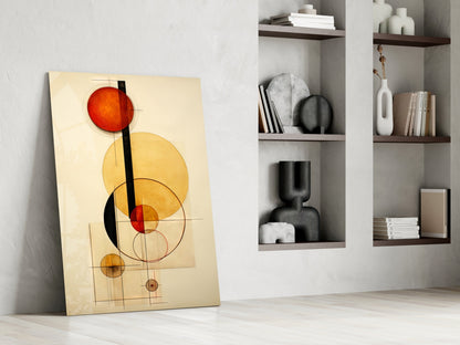 Circles Glass Wall Art