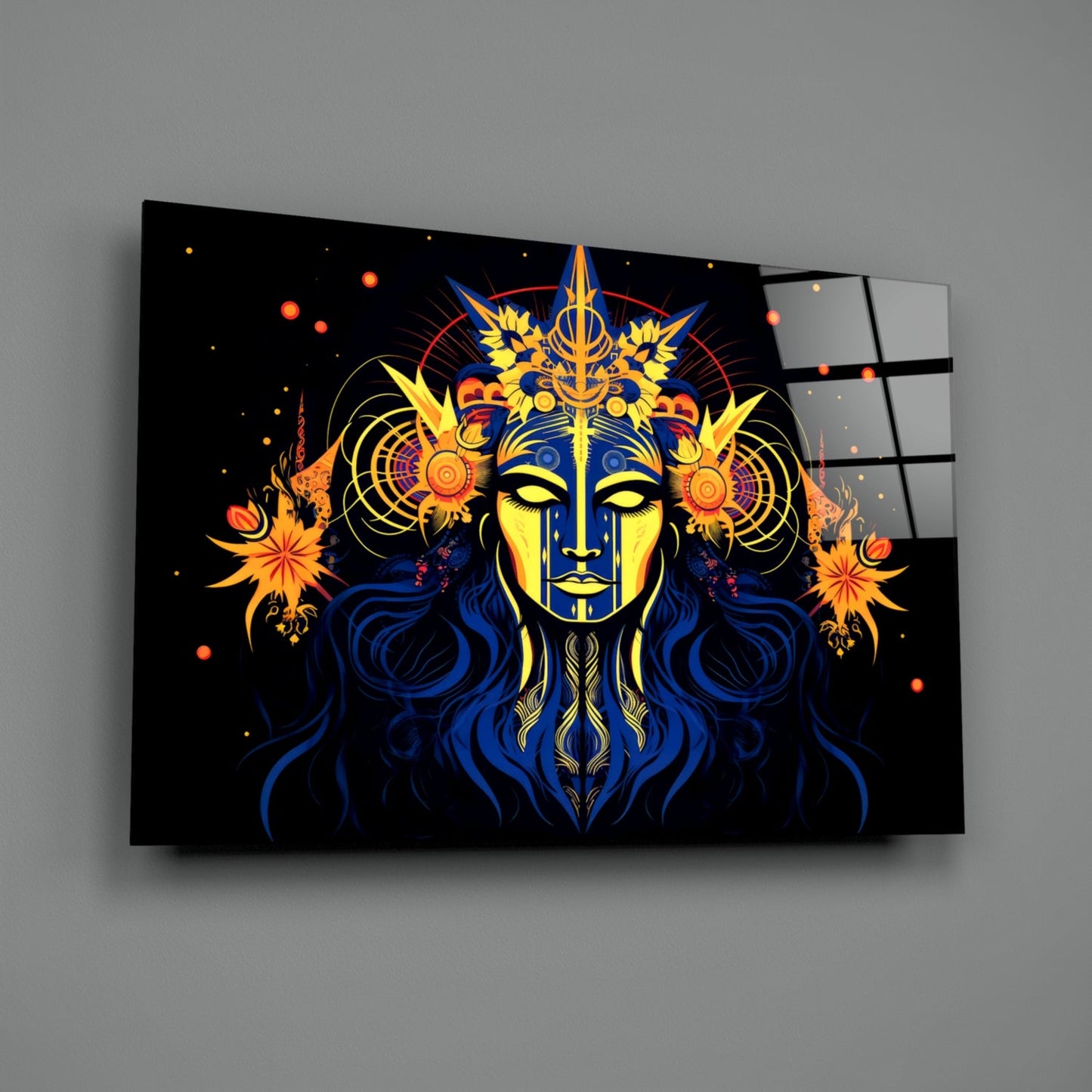 Astrologer Glass Wall Art