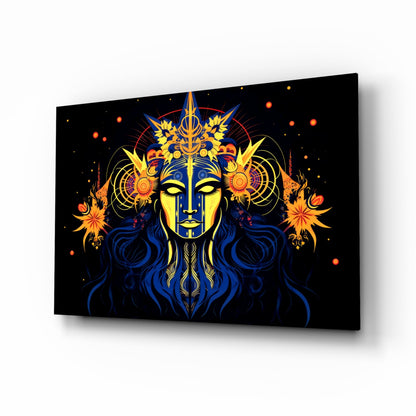 Astrologer Glass Wall Art