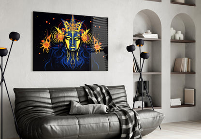Astrologer Glass Wall Art