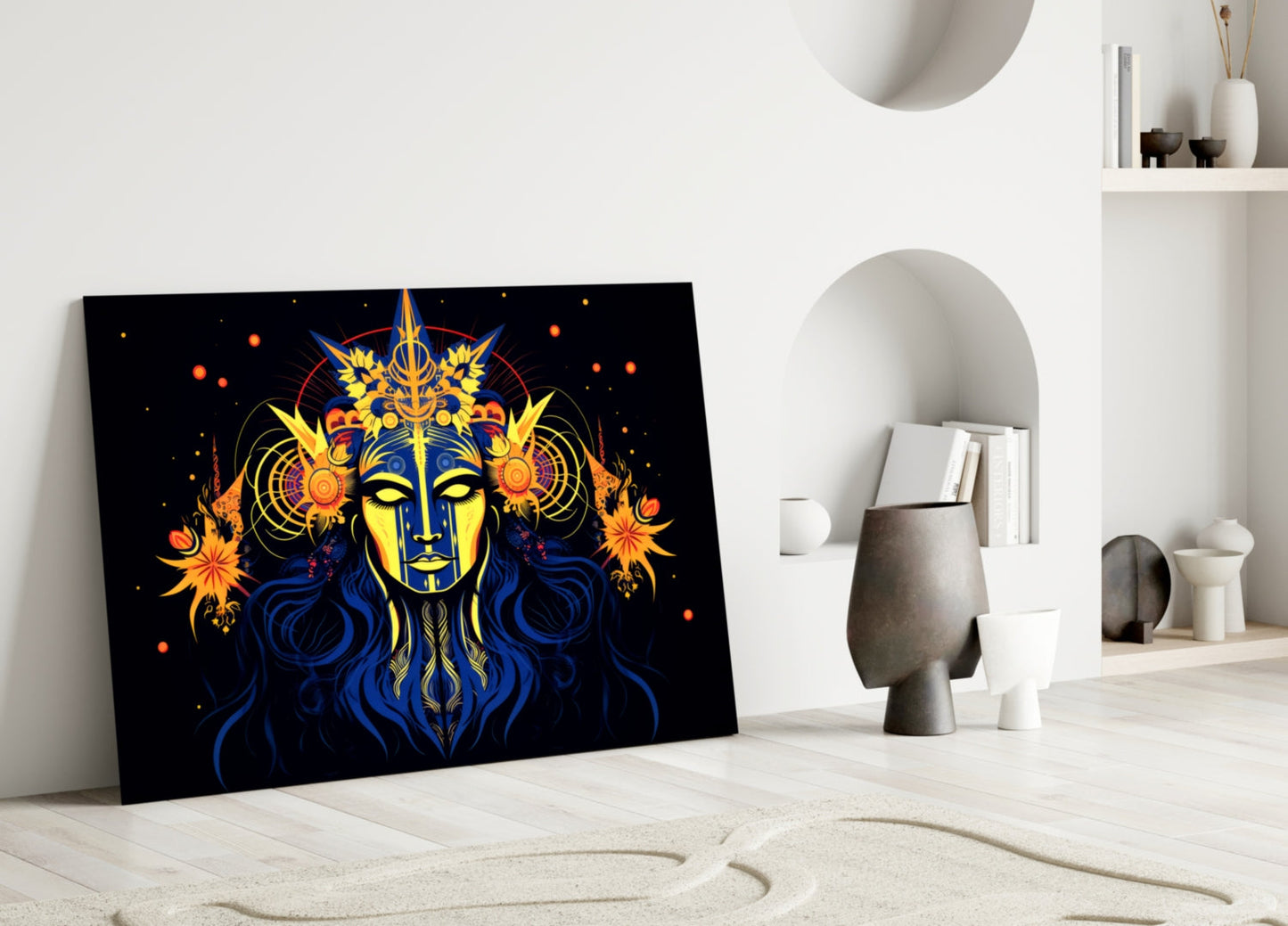 Astrologer Glass Wall Art