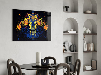 Astrologer Glass Wall Art