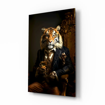 Gentleman Glass Wall Art