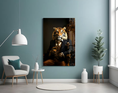 Gentleman Glass Wall Art