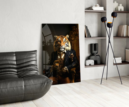 Gentleman Glass Wall Art