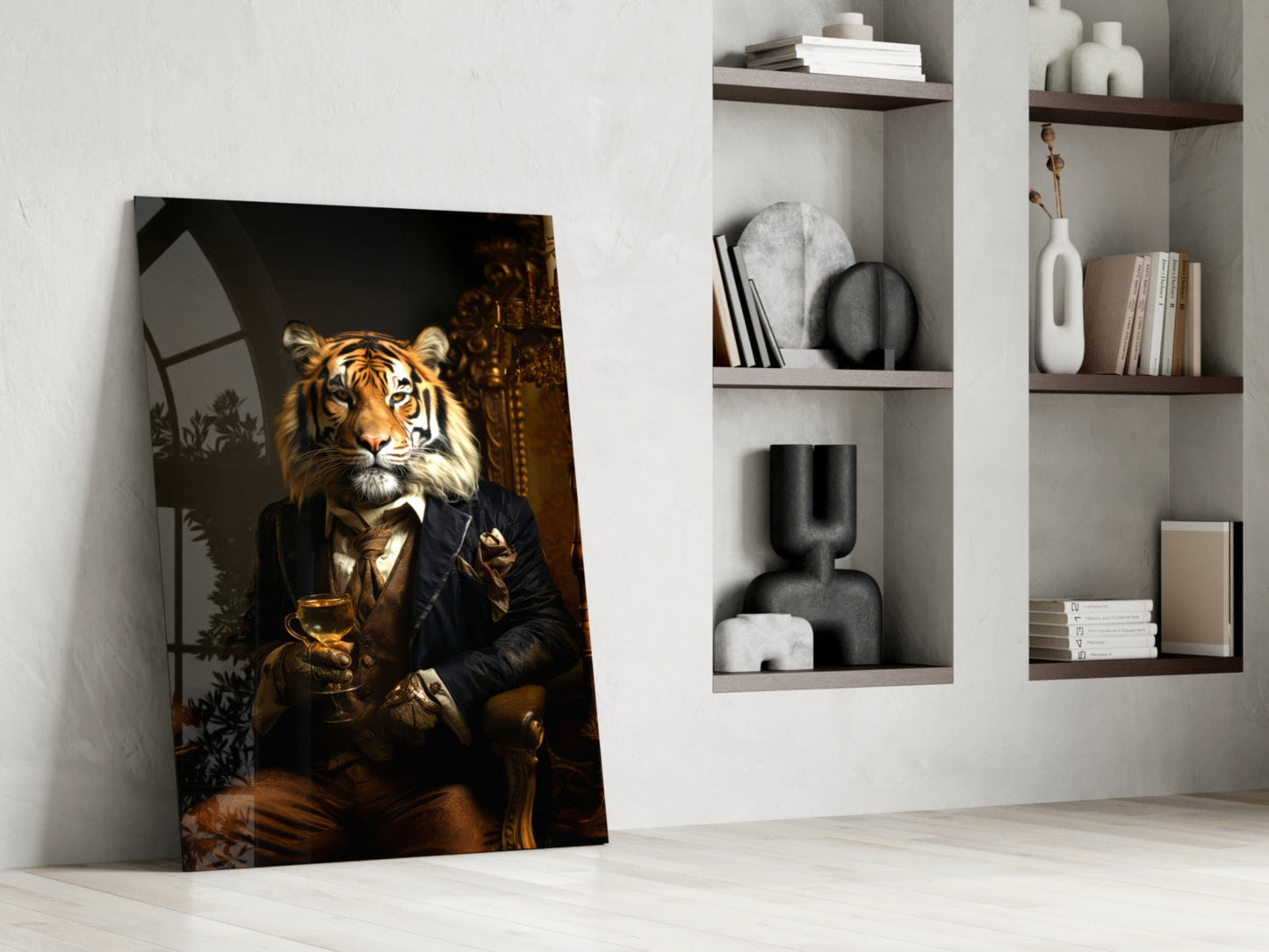 Gentleman Glass Wall Art