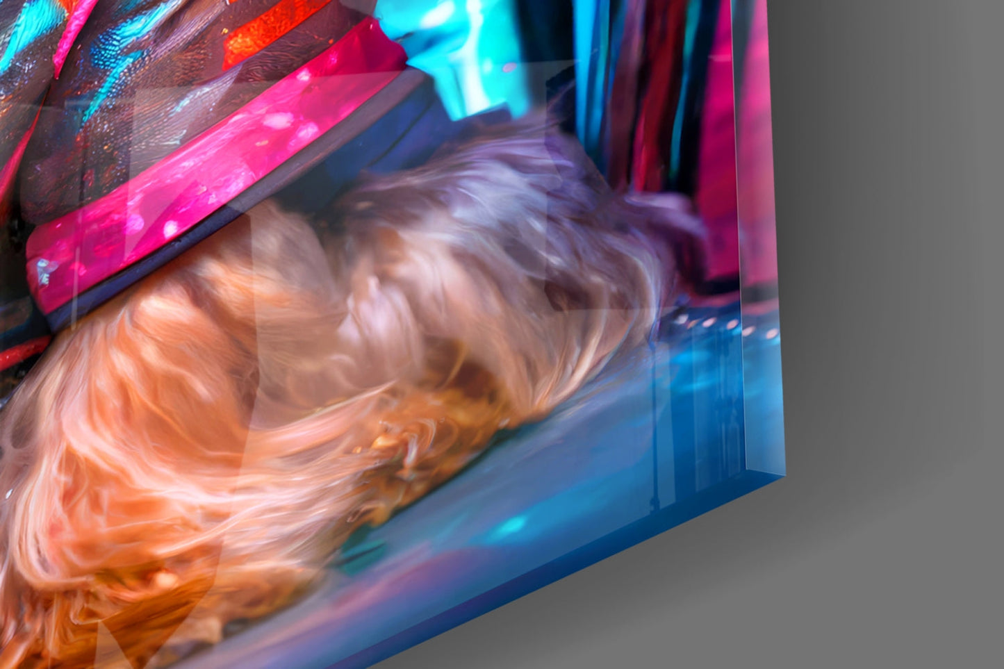 Hip Dog Glass Wall Art