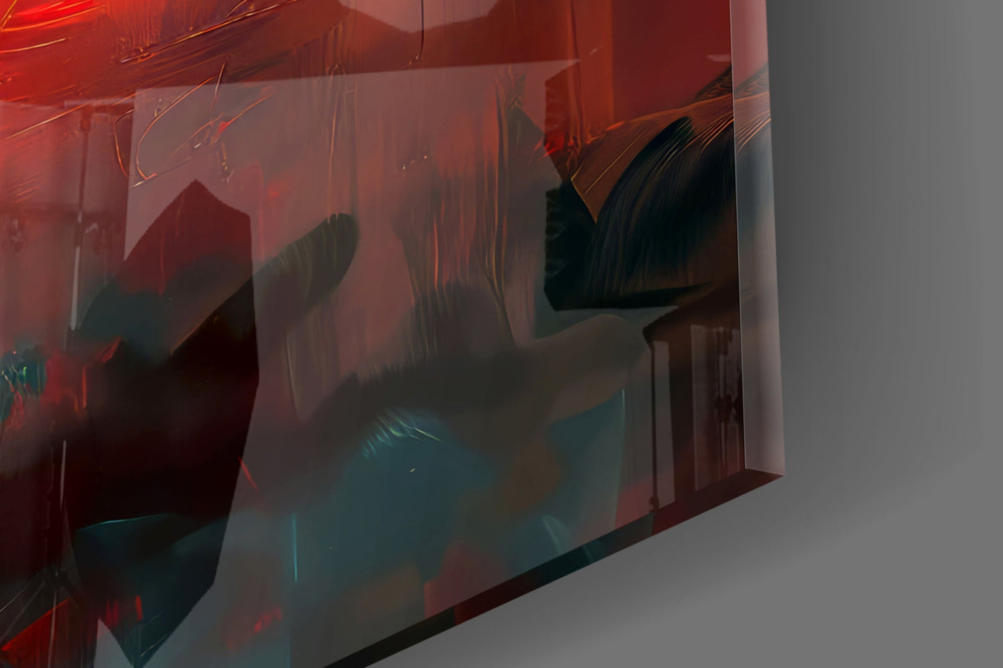 Cross Glass Wall Art