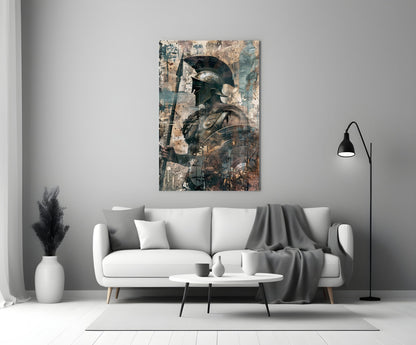 Ruins Gladiator Glass Wall Art