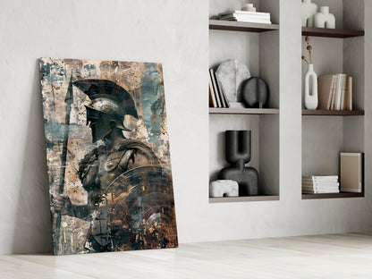 Ruins Gladiator Glass Wall Art