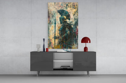 Shadow Warrior Gladiator Glass Wall Art