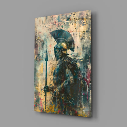 Shadow Warrior Gladiator Glass Wall Art