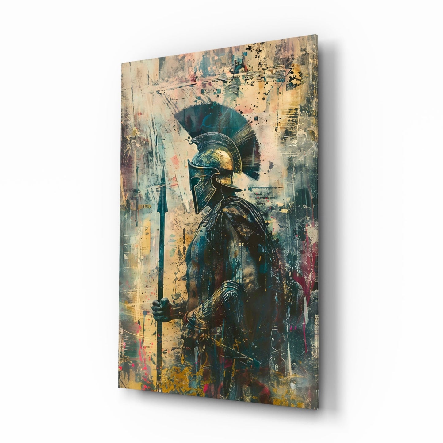 Shadow Warrior Gladiator Glass Wall Art