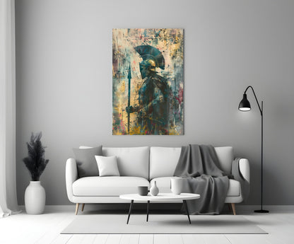 Shadow Warrior Gladiator Glass Wall Art