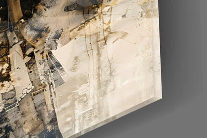 Amber Cream Gladiator Glass Wall Art