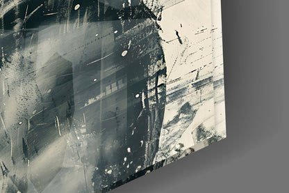 Ink Wash Gladiator Glass Wall Art