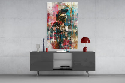 Gladiator Glass Wall Art