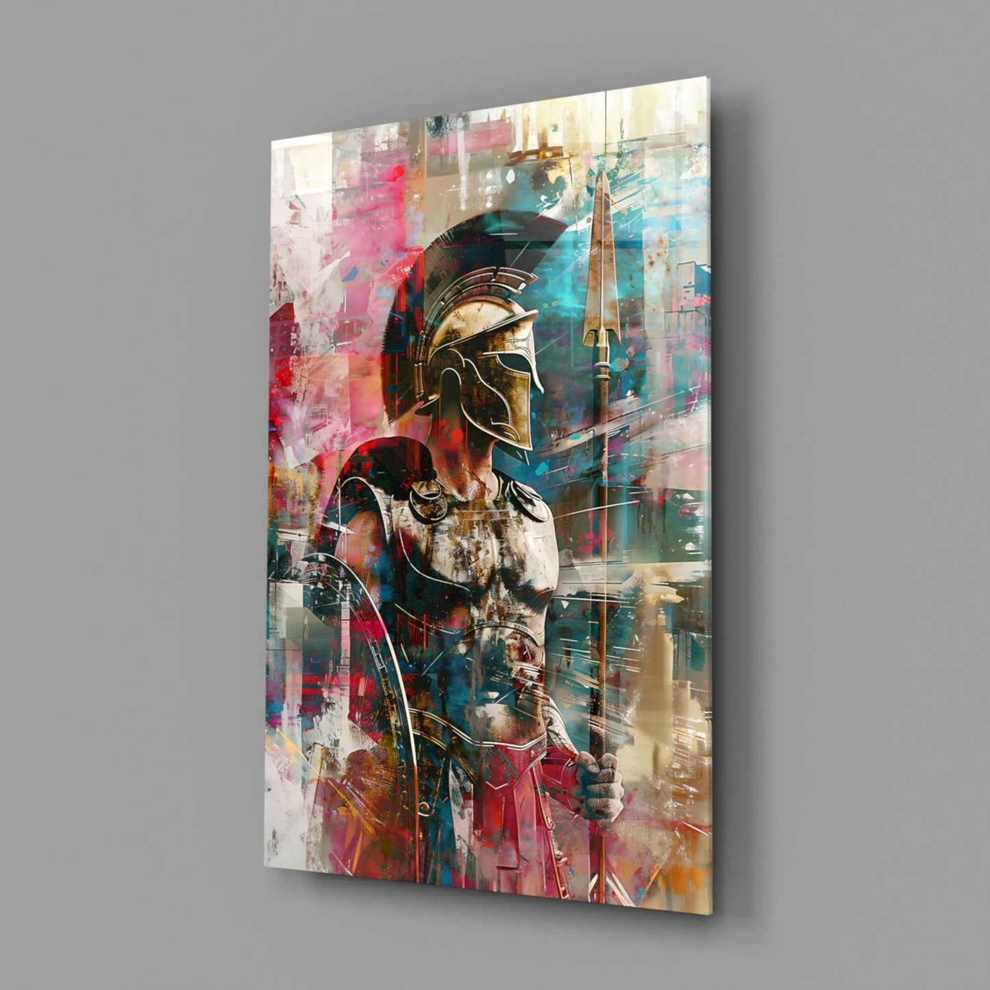 Gladiator Glass Wall Art
