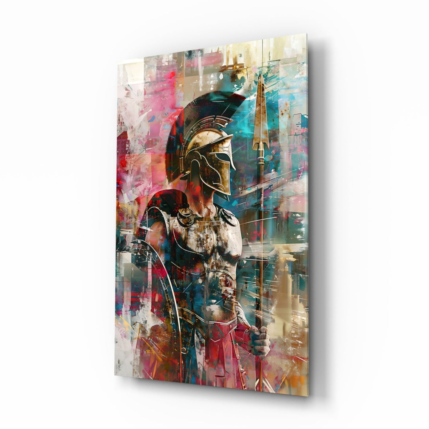 Gladiator Glass Wall Art