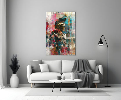 Gladiator Glass Wall Art