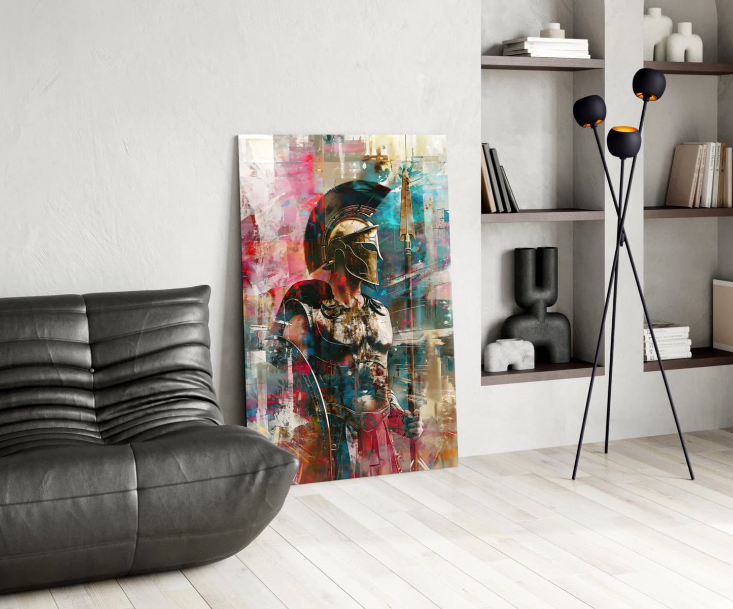 Gladiator Glass Wall Art