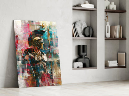 Gladiator Glass Wall Art
