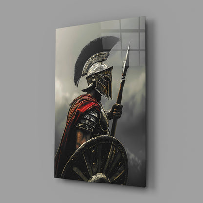 Roman Gladiator Glass Wall Art