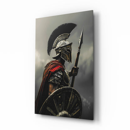 Roman Gladiator Glass Wall Art