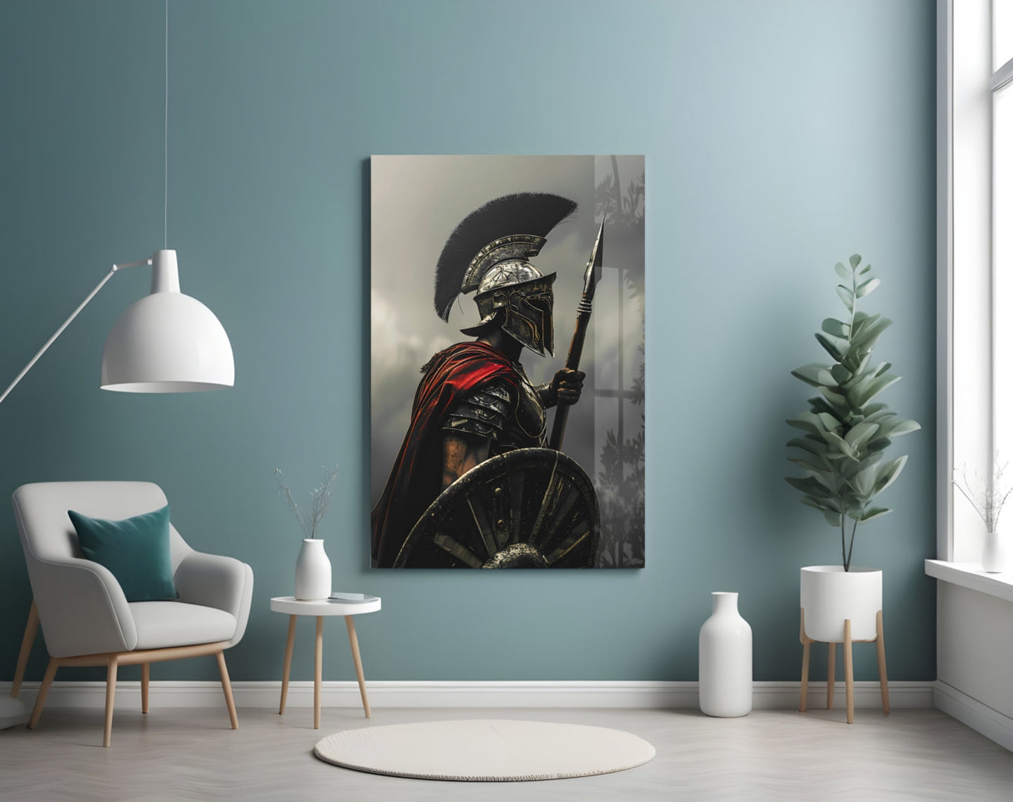 Gladiator Glass Wall Art || Designer Collection