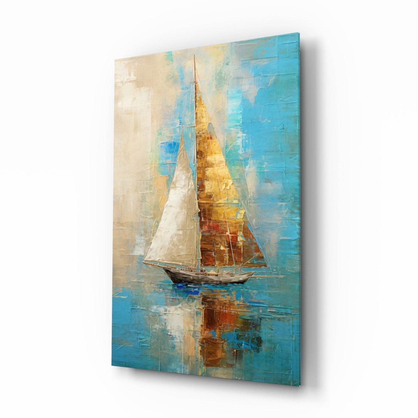 Sailing Glass Wall Art