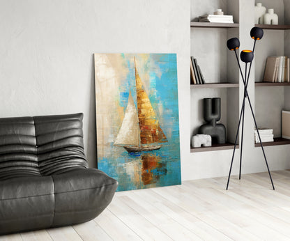 Sailing Glass Wall Art