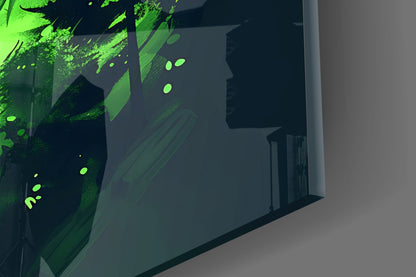 Mystic Wolf Glass Wall Art