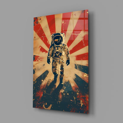 Astronaut Glass Wall Art